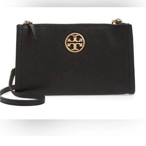 Tory Burch black and gold Crossbody Bag